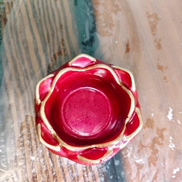 Resin T-Light Holder Set of 4 by ASK Resin Art Gift Studio, design 2